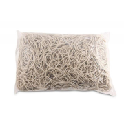 Gumičky Office Products 50mm 1kg biele
