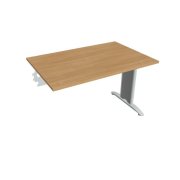 Rokovací stôl Flex, 120x75,5x80 cm, dub/kov