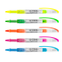 Zvýrazňovač Q-CONNECT Liquid Ink žltý