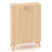 Policová skriňa ALFA ROOT, 2 police, 80x47x121,5cm, dub