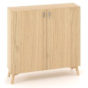 Policová skriňa ALFA ROOT s del.priečkou, 2 police, 120x47x121,5cm, dub