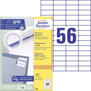 Etikety univerzálne 52,5x21,2mm Avery A4 100 hárkov