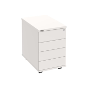 Kontajner Hobis, 40x60x60 cm, bezúchytkové otváranie, biely/biely