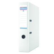 Zakladač pákový DONAU Premium-S, kartón/PP, A4/75 mm, biely