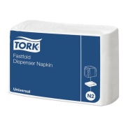 Papierové servítky 1-vrstv. TORK Fastfold biele N4 (36x300ks)