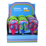 Detské nožnice DONAU Soft Grip ostrá čepeľ, 13 cm, mix farieb, displej 30 ks