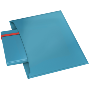 Plastový obal A4 s cvočkom Leitz Cosy kľudná modrá 3 ks