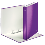 Zakladač 2-krúžkový Leitz WOW celoplastový 4cm purpurový
